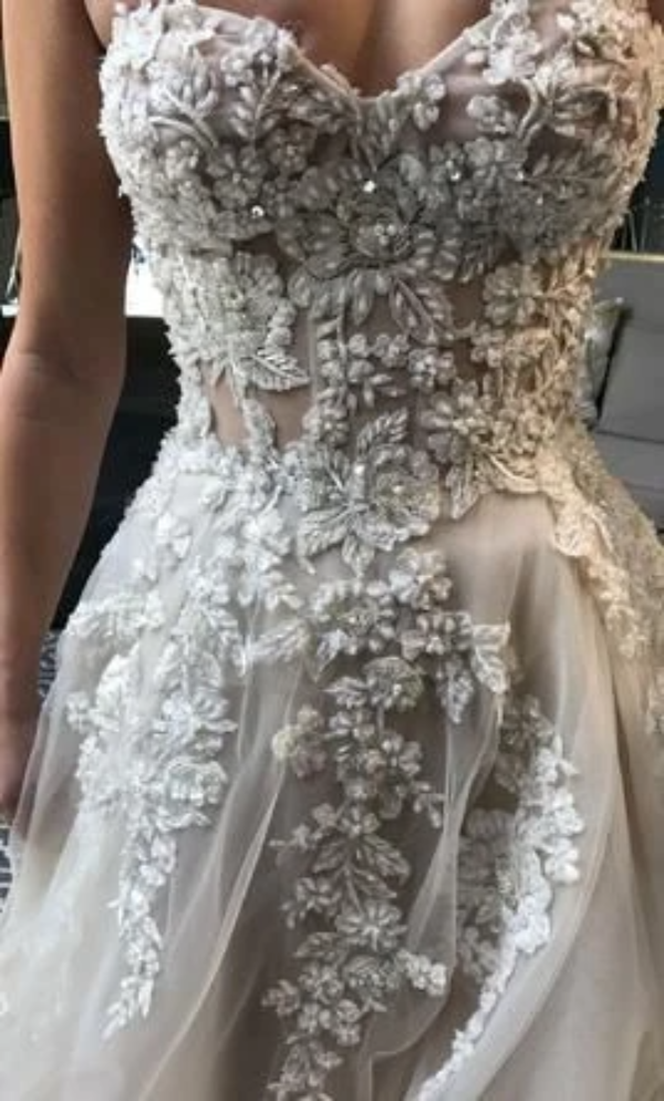 High Quality Handmade Ivory Wedding Dress | wedding dresses | wedding dresses online | wedding dresses cheap | bridal gowns | wedding dresses near me | wedding dresses shop | wedding dresses ideas | vintage wedding dresses | lace wedding dresses | beach wedding dresses | boho wedding dresses | mermaid wedding dresses | white wedding dresses | Ivory wedding dresses | Weddings | Promnova