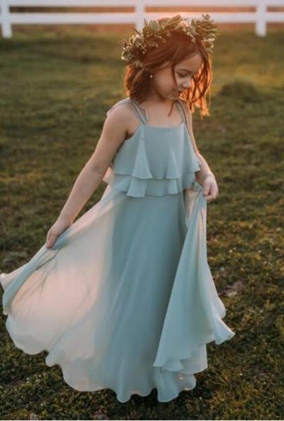 Cute Chiffon Lovely Comfortable Simple Flower Girl Dresses 14 / As Picture Cute Chiffon Lovely Comfortable Simple Flower Girl Dresses 14 / As Picture