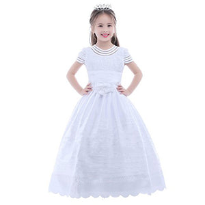 Ball Gown Short Sleeves First Communion Dress Flower Girl Dress