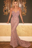 Off Shoulder Sweetheart Mermaid Long Prom Dress with Sweep Train PL332
