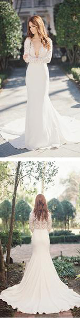 Chiffon wedding dresses|promnova.com