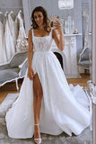 Gorgeous Organza Ball Gwon Square Neck Wedding Dresses With Appliques, PW508 | cheap lace wedding dress | bridal gown | wedding dress online | promnova.com