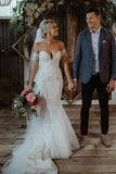 Ivory Mermaid Sweetheart Strapless Wedding Dresses With Lace Appliques, PW403 | mermaid wedding dress | cheap lace wedding dress | wedding gown | promnova.com