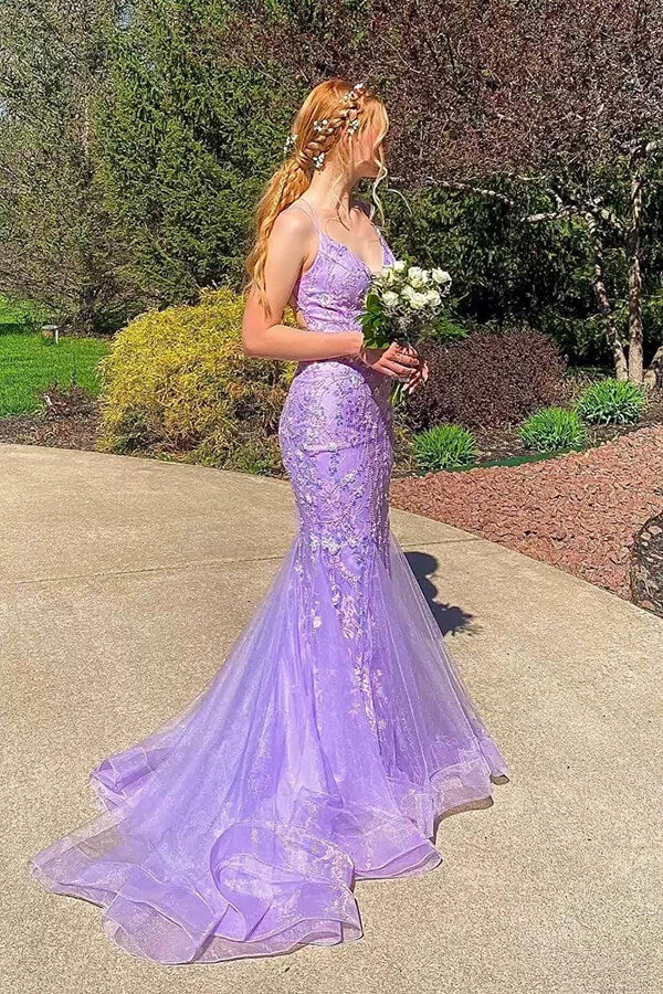 open lace back dress Sparkly Lavender Short Homecoming Dress Lace Party Dresses – jkprom main image 0