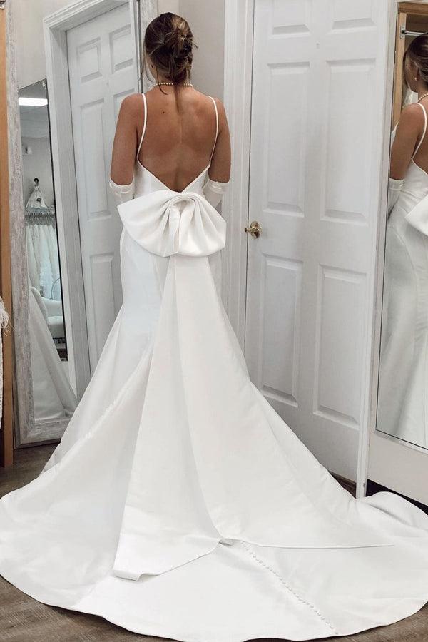 v neck open back wedding dress Casablanca Beloved BL434 Mermaid Sheer Long Sleeve V-Neck Open Back Lace Floral Tulle Train Wedding Gown 32 / SBNI