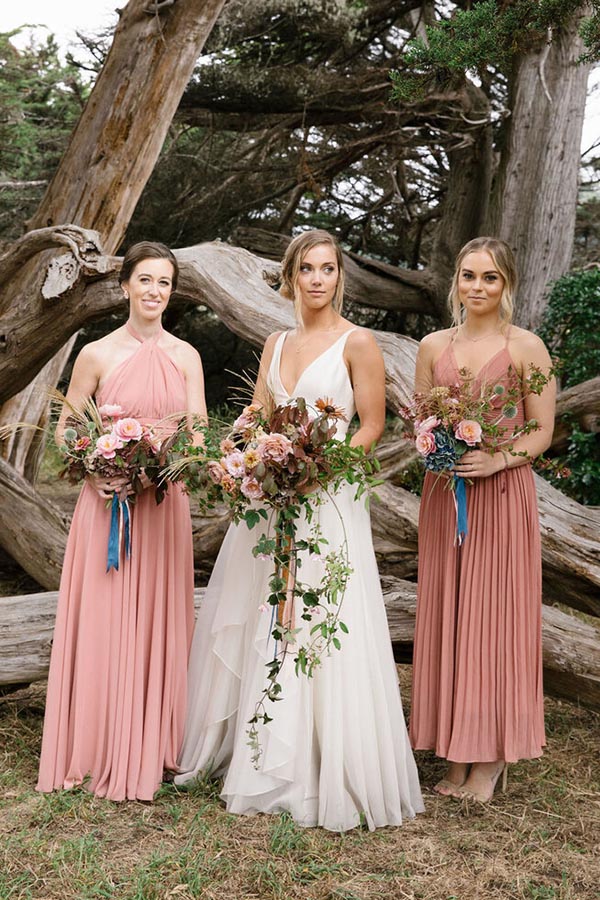 Simple Chiffon A Line V Neck Beach Wedding Dresses, PW360 | Promnova US10 / Custom Color Simple Chiffon A Line V Neck Beach Wedding Dresses, PW360 | Promnova US10 / Custom Color