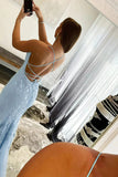 Beautiful Blue Tulle Mermaid Lace Appliques Prom Dresses, Party Dress, PL546 | cheap prom dresses | evening gown | long formal dresses | promnova.com