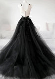 Black prom dresses | tulle prom dresses | evening gown | promnova.com
