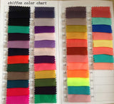 Chiffon color chart 3 | long bridesmaid dresses | wedding party dresses | promnova.com