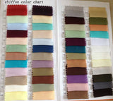 Chiffon color chart 1 | prom dresses | wedding dresses | homecoming dresses | promnova.com​