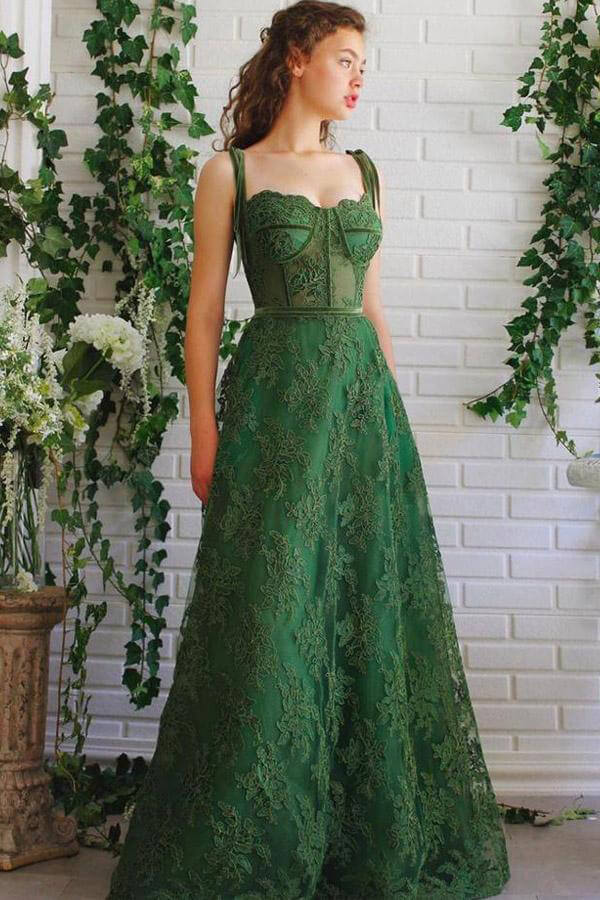 Dark green lace dress with sleeves shop