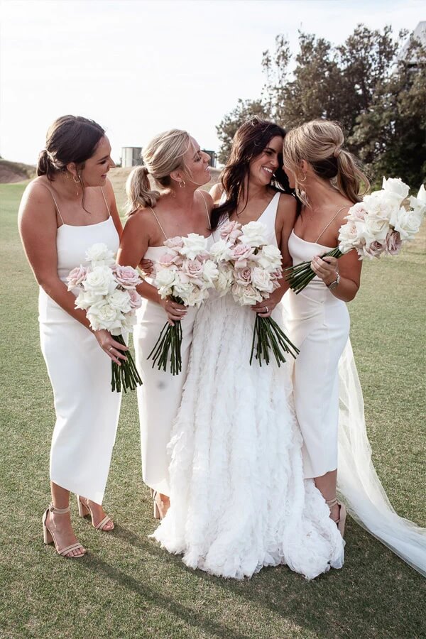Ivory Spaghetti Straps Short Bridesmaid Dresses PB172 | promnova.com US8 / As Picture Ivory Spaghetti Straps Short Bridesmaid Dresses PB172 | promnova.com US8 / As Picture