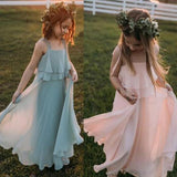 Cute Chiffon Lovely Comfortable Simple Flower Girl Dresses PF103