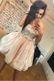 A-line Sweetheart Homecoming Dress,Short Prom Dresses, Graduation Dress