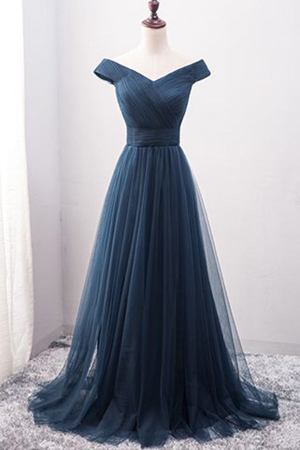 navy blue dress off shoulder Velvet Prom Dresses with Organza Overskirt the 24210 Navy Blue / US6 Casual dresses A defining tie tethers the side of this sleek shoulder Off Shoulder Ruffled Ball Gown