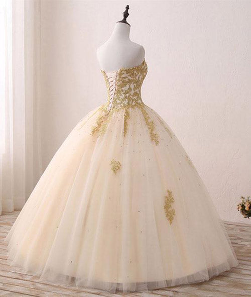 promnova.com|Fabulous Tulle Lace Sweetheart Neck Long Prom Dress, Sweet 16 Dress