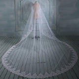 Lace Wedding Veil Bridal Veil 118''Length×110'' Width PV102