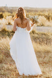 Ivory Wedding Dress, Sweetheart Floor-Length Wedding Gown with Lace, PW106