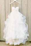 Cheap Sweetheart Tulle A-line Wedding Dress with Ruffles,Bridal Gowns, PW112