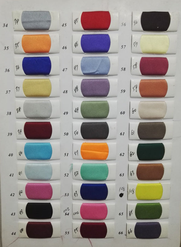 Satin color swatches from www.promnova.com