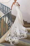 Sexy Mermaid Satin Lace Spaghetti Straps Wedding Dresses, Bridal Gown, PW346 | cheap lace wedding dresses | bohemian wedding dress | bridal styles | promnova.com