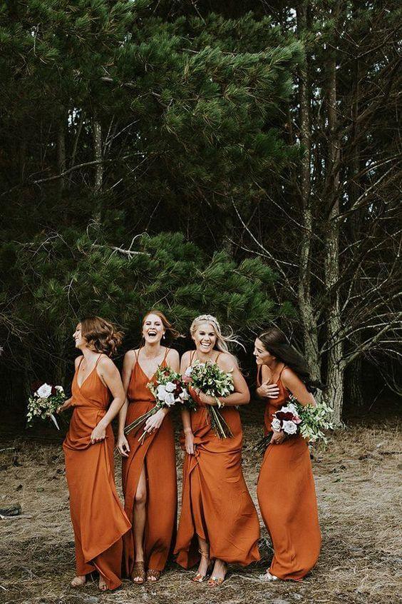 A Line V Neck Long Bridesmaid Dresses With Slit, PB136 | promnova.com US16W / As Picture A Line V Neck Long Bridesmaid Dresses With Slit, PB136 | promnova.com US16W / As Picture