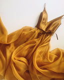 A Line V Neck Spaghetti Strap Backless Formal Cheap Long Prom Dresses|promnova.com